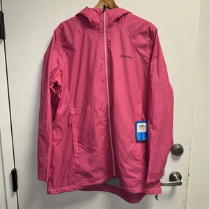 Chaqueta cortavientos Columbia Switchback para mujer talla XXL rosa con capucha - Imagen 1 de 6