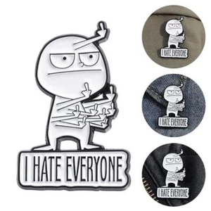 Interactive Mood Expressing Funny Pin - Hilarious Finger Gift #θ Gag цε X8R6 - Picture 1 of 19