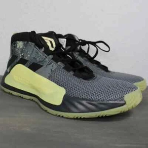 Adidas Dame 5 Shoes Glow Yellow/Green Gray Black F36933 Size 13.5 - Picture 1 of 12