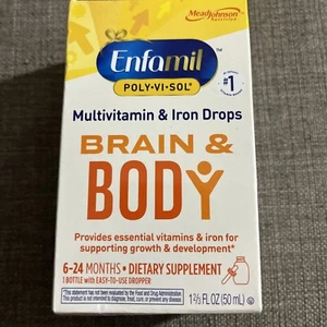 Enfamil Poly-Vi-Sol Drop MultiVitamin & Iron Support - Lactose Free 1.7oz 1 Pack - Picture 1 of 2