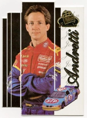2000 Press Pass Premium Die-Cut #61 John Andretti NASCAR Racing Card - Image 1 of 3