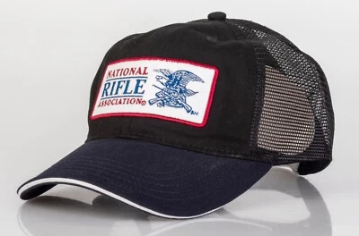 NRA National Rifle Assoc. Cap black - unique vendor sample rare - Image 1 of 4