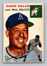 1954 Topps #233 Augie Galan VGEX-EX Philadelphia Athletics Baseball Card