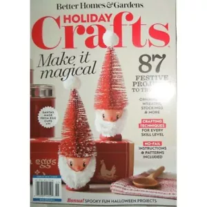 HOLIDAY CRAFTS bh&g 87 FESTIVE PROJECTS ornaments WREATHS stockings ANY SKILL - Picture 1 of 4