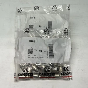20pcs Camozzi 6550 8 OD 8mm Tube to Tube Elbow Pneumatic Push-In Fitting - Picture 1 of 4