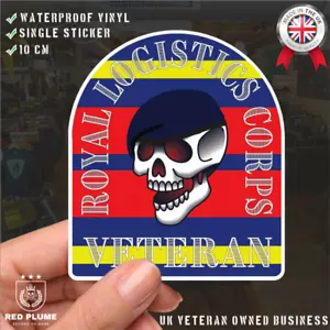 Royal Logistics Corps Veteran Sticker Old School Tattoo Style Veteran - Foto 1 di 4