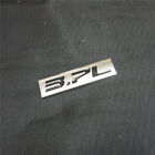 1x Black Silver 3.7l Chrome Metal Sticker Badge Emblem Decal Auto V6 Convertible