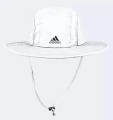 Adidas Men's Safari Team Drawstring Bucket Hat White Size S/M, M/L, L/XL - Image 1 of 4