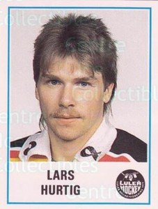 1987-88 Swedish Panini Stickers #185 Lars Hurtig