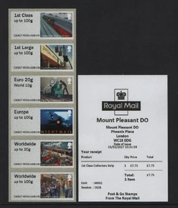MAIL BY RAIL MOUNT PLEASANT DO M002 FEBRUAR 2017 SAMMLERSTREIFEN POST GO - Bild 1 von 1