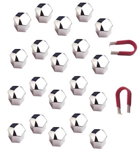 20 x Chrome Wheel Bolt Nut Covers 19mm For VW AMAROK 2010-2019 - Picture 1 of 1