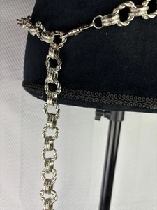 Silver Tassel Heavy Quality Chain Belt - Picture 1 of 6