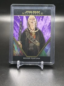 2024 Topps Star Wars capolavoro - Beezer Fortuna viola /50 #34 - Foto 1 di 2