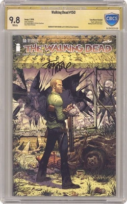 Walking Dead #150D Moore Variant CBCS 9.8 Witnessed Sig Moore 2016 - Image 1 of 2