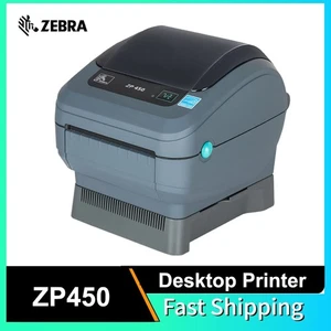 Zebra ZP450 Thermodirekt Versandetikettendrucker USB Stromversand - Bild 1 von 9