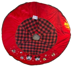 Disney Parks Mickey And Friends Christmas Tree Skirt 2022 Minnie Goofy New - Picture 1 of 5