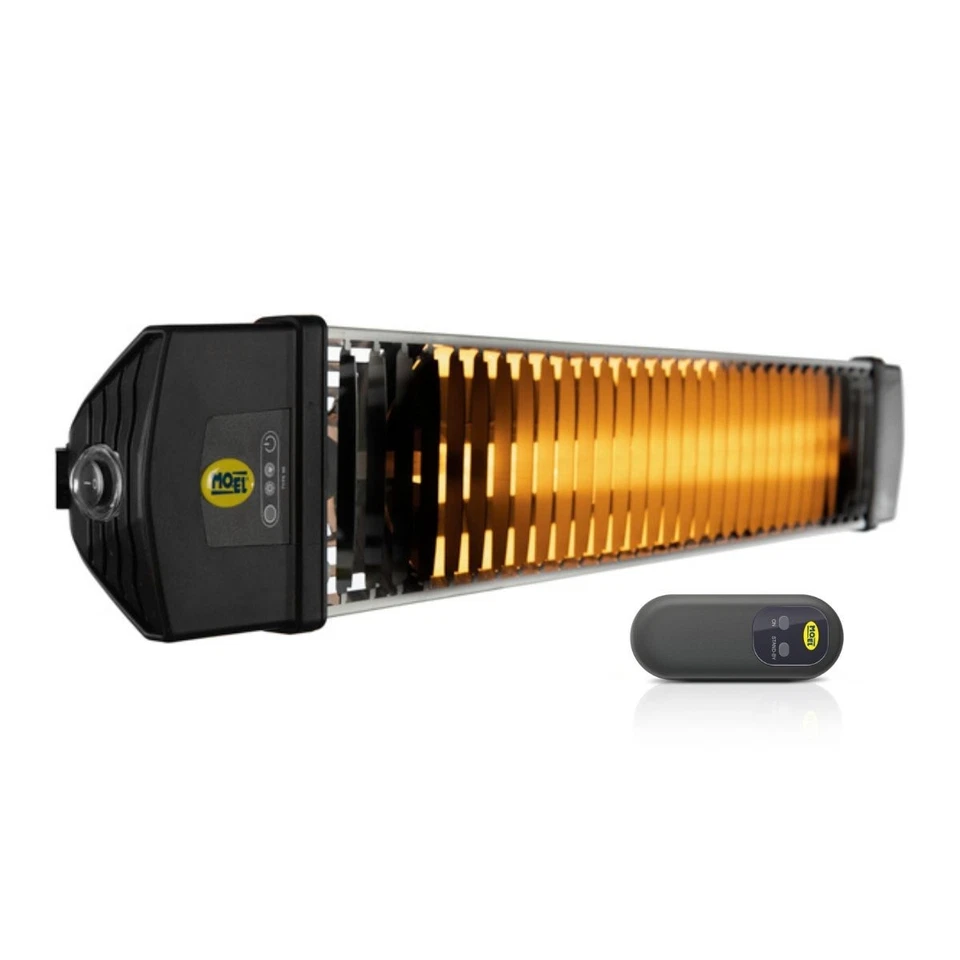 MO-EL IRIS 866NRC Lampada Riscaldatore Infrarossi 1200 W con Telecomando - Immagine 1 di 1