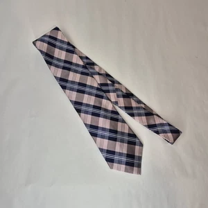 Corbata formal de seda Chaps para hombre 61" L W rosa y azul - Imagen 1 de 4