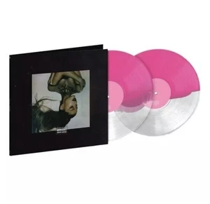 ‘Thank u, Next’ - Ariana Grande Pink and Clear Split Vinyl (SEALED, NEW & RARE) - Picture 1 of 5