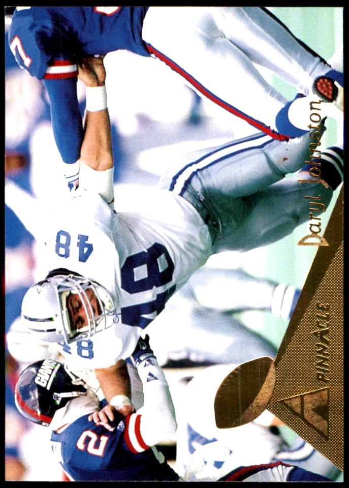 Daryl Johnston 1994 Pinnacle #240 Cowboys NFL READ FREE SHIPPING AutographDen - Image 1 of 2