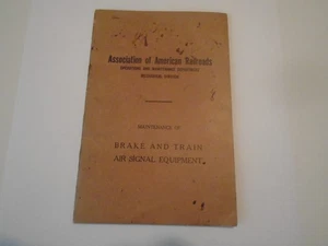 Association of American Railroads Wartung von Druckluftbremse und Luftsignal 1942 - Bild 1 von 6