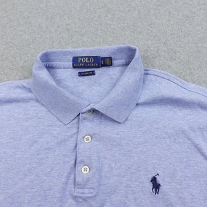 Polo Ralph Lauren uomo L vestibilità classica blu polo elasticizzata rugby preppy pony - Foto 1 di 5