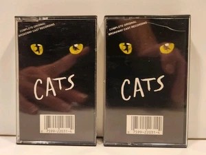 CATS Complete Original Broadway Cast Recording 2 Cassette Tape Set 1983 - Picture 1 of 5