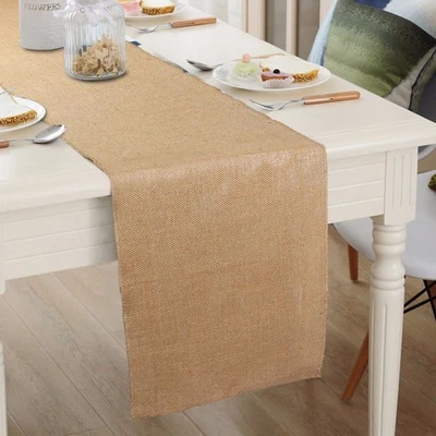 Table Runners Accessories Lightweight Natural Burlap Replacement Wedding Decor - Image 1 of 4