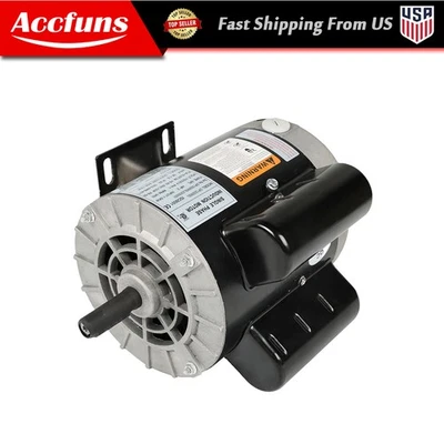 Compressor Duty Electric Motor 3450 RPM 56 Frame 5/8" Shaft 120/240V 2HP SPL - Image 1 of 4