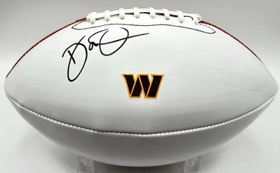 Dan Quinn Signed Washington Commanders White Panel Autographed Football PSA/DNA - Image 1 of 3