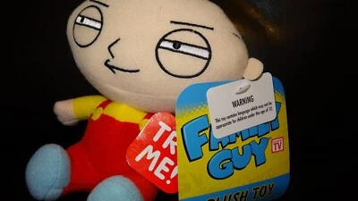 Family guy Stewie, coleção de pelúcia falante, 7", como visto na TV, 2012, Commonwealth - Imagem 1 de 3