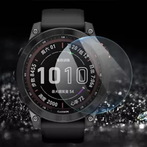 2 Pack Screen Protector Anti-scratch Tempered Glass Film for Garmin Fenix 7 - Picture 1 of 8