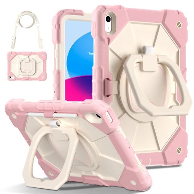 Rotating Heavy Duty Stand Case Cover For iPad 6th/7th/8th/9th10th/11th Gen 9.7" - Image 1 of 4