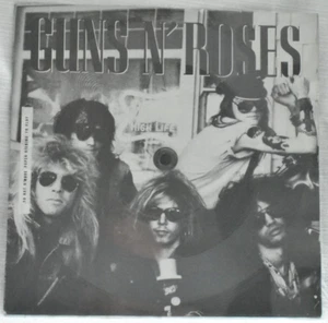 GUNS N ROSES - 1987 SAMPLER / STORIES CLEAR PROMO 7 INCH FLEXI 45 - Picture 1 of 2