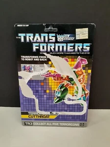 Transformers Original G1 1987 Terrorcon Cutthroat Full Card Back w/ Tech Spec - Picture 1 of 2