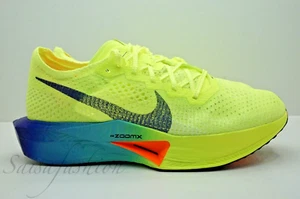 Nike W ZoomX Vaporfly Next% 3 Volt Black Green DV4130 700 Women's Sz 9.5 - Picture 1 of 10