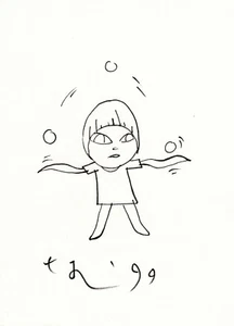 Yoshitomo Nara drawing signed 1999 - Picture 1 of 1