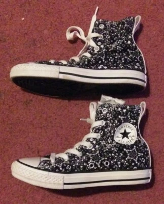 CONVERSE ALL STAR CHUCK TAYLOR BLANCO Y NEGRO TOPS ALTOS 647723F - JUNIOR TALLA 1  Foto 1 de 4