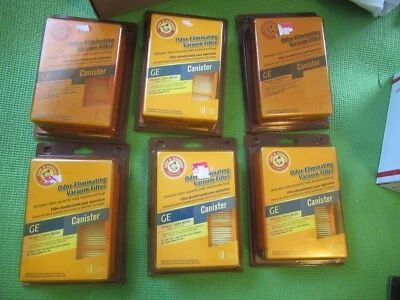 Lot 6 new old stock GE hepa canister vacuum  filters 63588 - Image 1 of 4