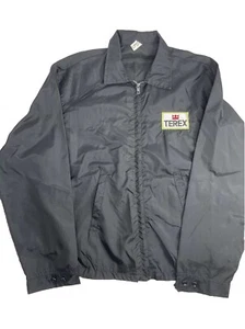 Vtg TEREX GM (General Motors) Patch (Dump Trucks) Jacket Large - Picture 1 of 7