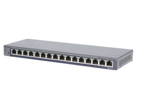 Netgear ProSafe 16 Port 10/100 Fast Ethernet Plus Unmanaged Switch FS116E - Picture 1 of 2