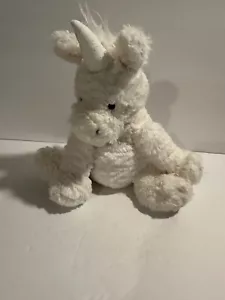 Pellets de peluche unicornio súper suaves Jellycat en la parte inferior, cuerno brillante - Imagen 1 de 10