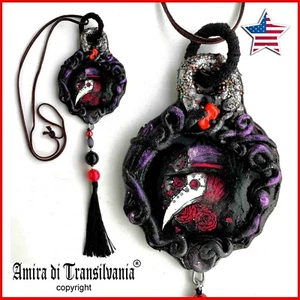 Doctor Plague Venezian Mask Bird Long Nose Accessories Streampunk Medieval Raven - Picture 1 of 24