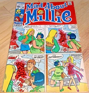 MAD ABOUT MILLIE #16 F/VF, Stan Goldberg art, "Chili Gets The Guy", Marvel 1970 - Picture 1 of 4