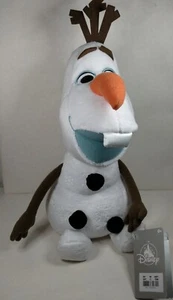 Official Disney’s Frozen Olaf Plush Stuffed Toy 14" Snowflake Print NWT - Picture 1 of 6