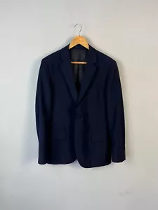 Reiss George B Luxury Men Navy Blue Classic Wool Blazer Jacket Size 40 - Picture 1 of 10