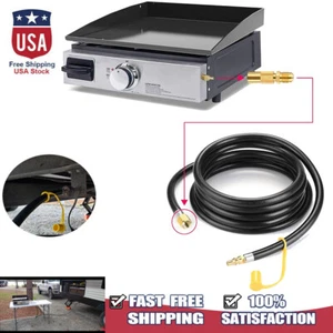 Propane Hose Gas Line Quick-Connector Adapter RV to Grill For Blackstone 17"/22" - Picture 1 of 7