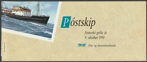 ISLANDIA. 1991. 240 kr. Buques postales. Folleto, MNH (H12) - Imagen 1 de 1