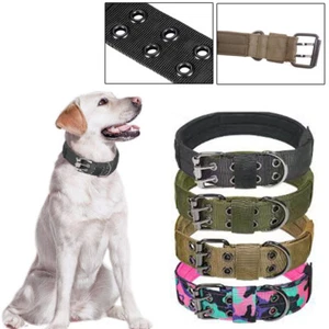 Collare per Cani Militare Regolabile Tattico Nylon Resistente per Addestramento Cani · - Foto 1 di 15