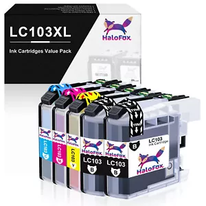 5PK LC103XL Ink Cartridge Compatible For Brother MFC-J470DW MFC-J475DW J870DW - Picture 1 of 7